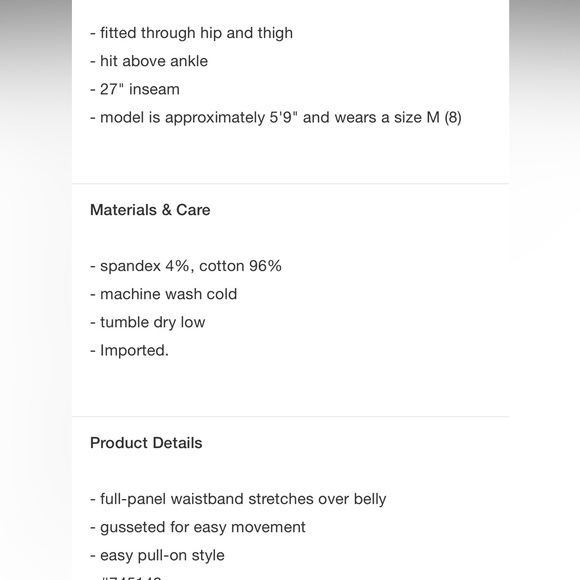 Maternity leggings - Picture 8 of 8